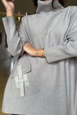 Balmoral Cargo Pocket Knit Jumper Grey /12 =